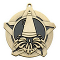 Super Star Medal - Cheer - 2-1/4" Diameter